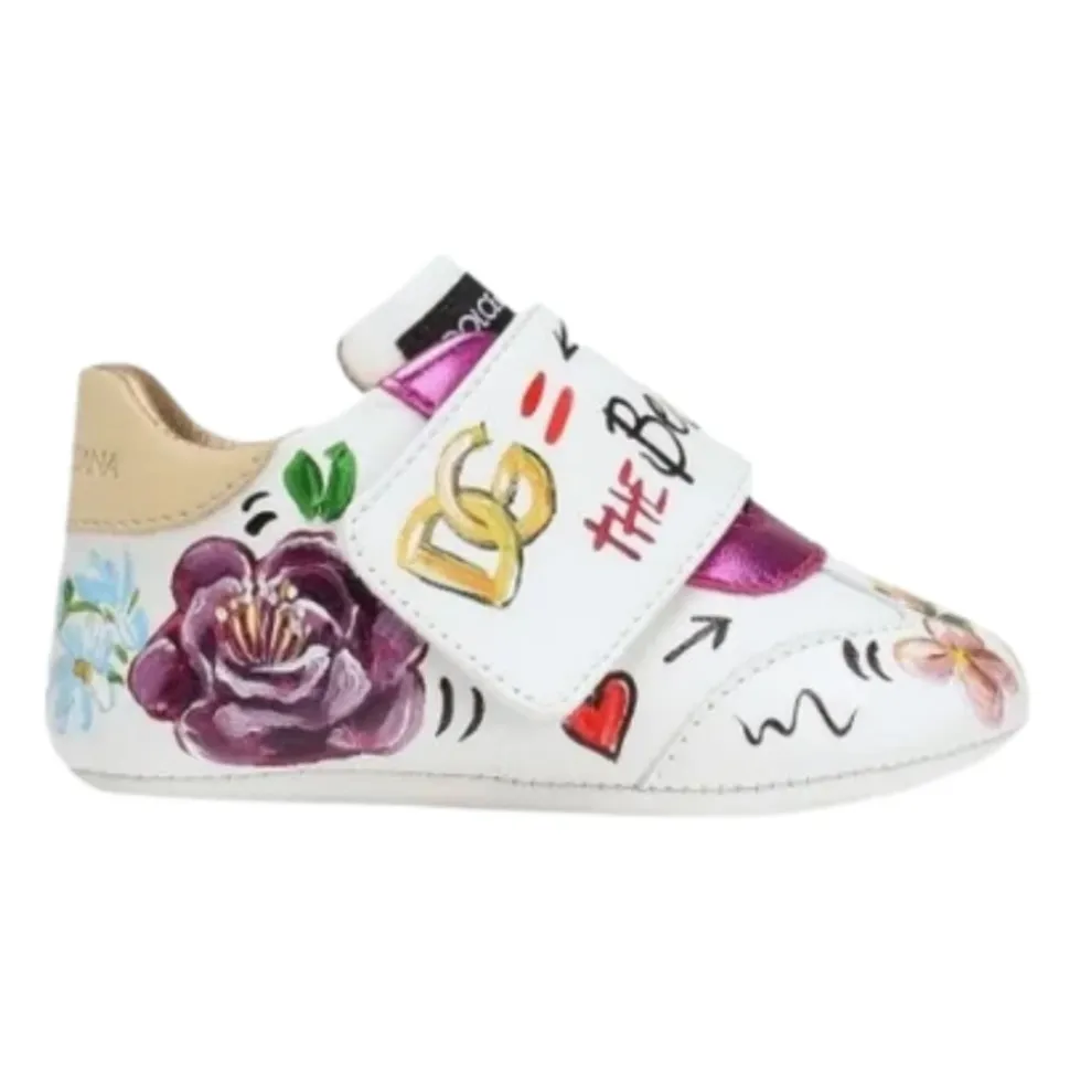 Printed Lambskin Pre-Walker Shoes