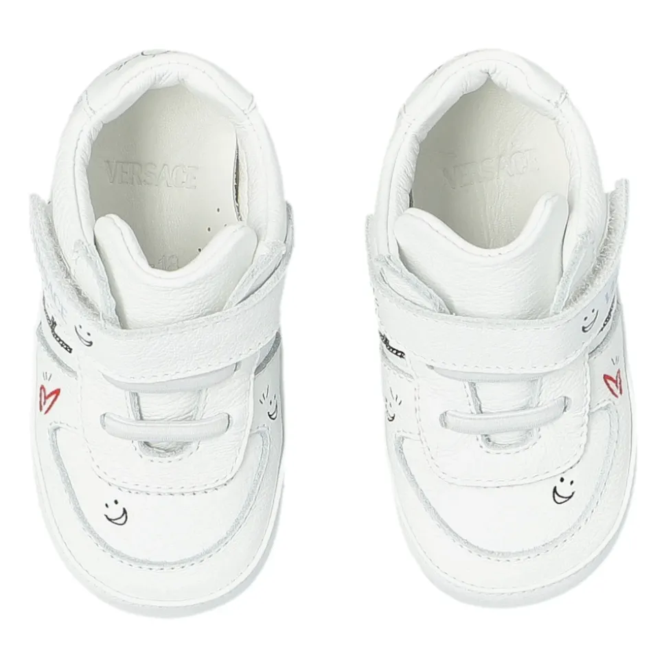 Printed Leather Sneakers