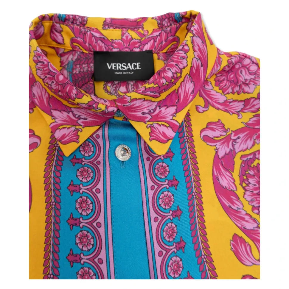 Printed Silk Twill Dress