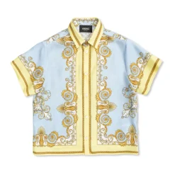 Printed Silk Twill Shirt