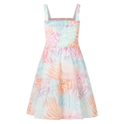 Printed Tiered Dress