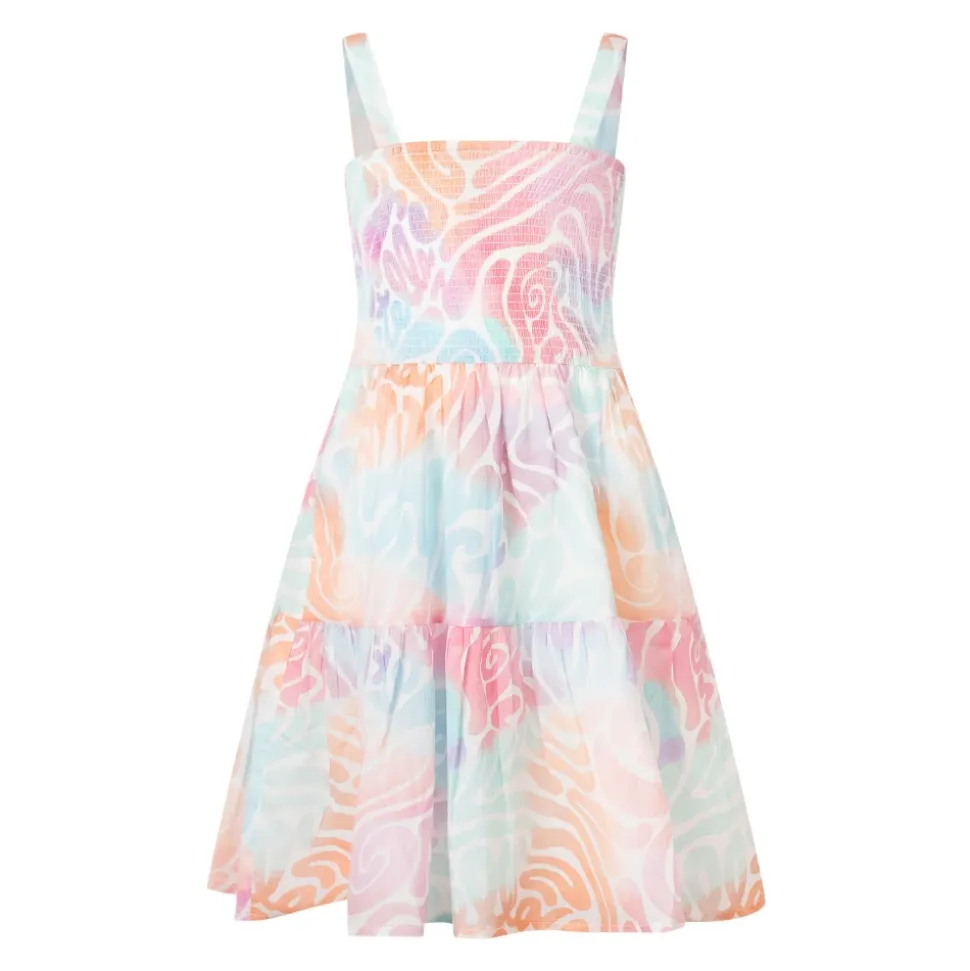 Printed Tiered Dress