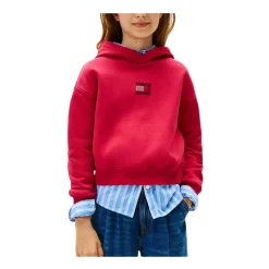 Rød Rhinestone Genser