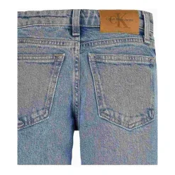 Relaxed Denim Leg Pants