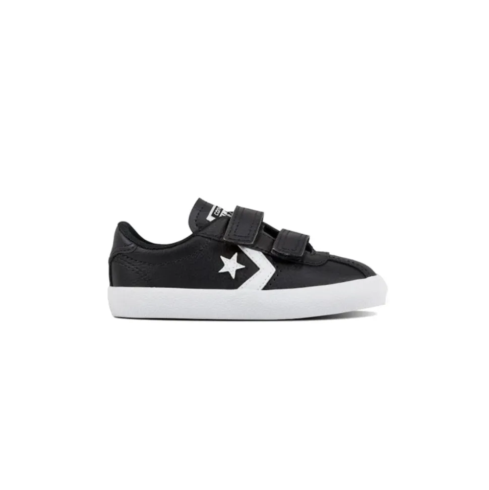 Retro Skinn Sneakers Svart