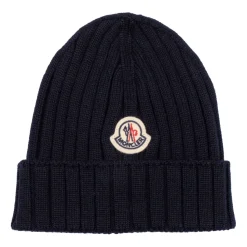Ribbed Logo Beanie