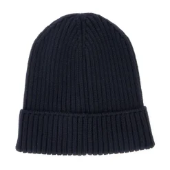 Ribbestrikket ullbeanie