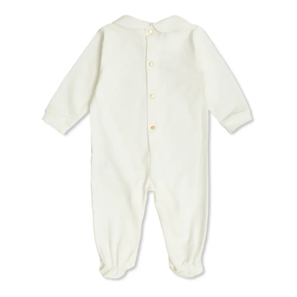 Rompers med trykt logo
