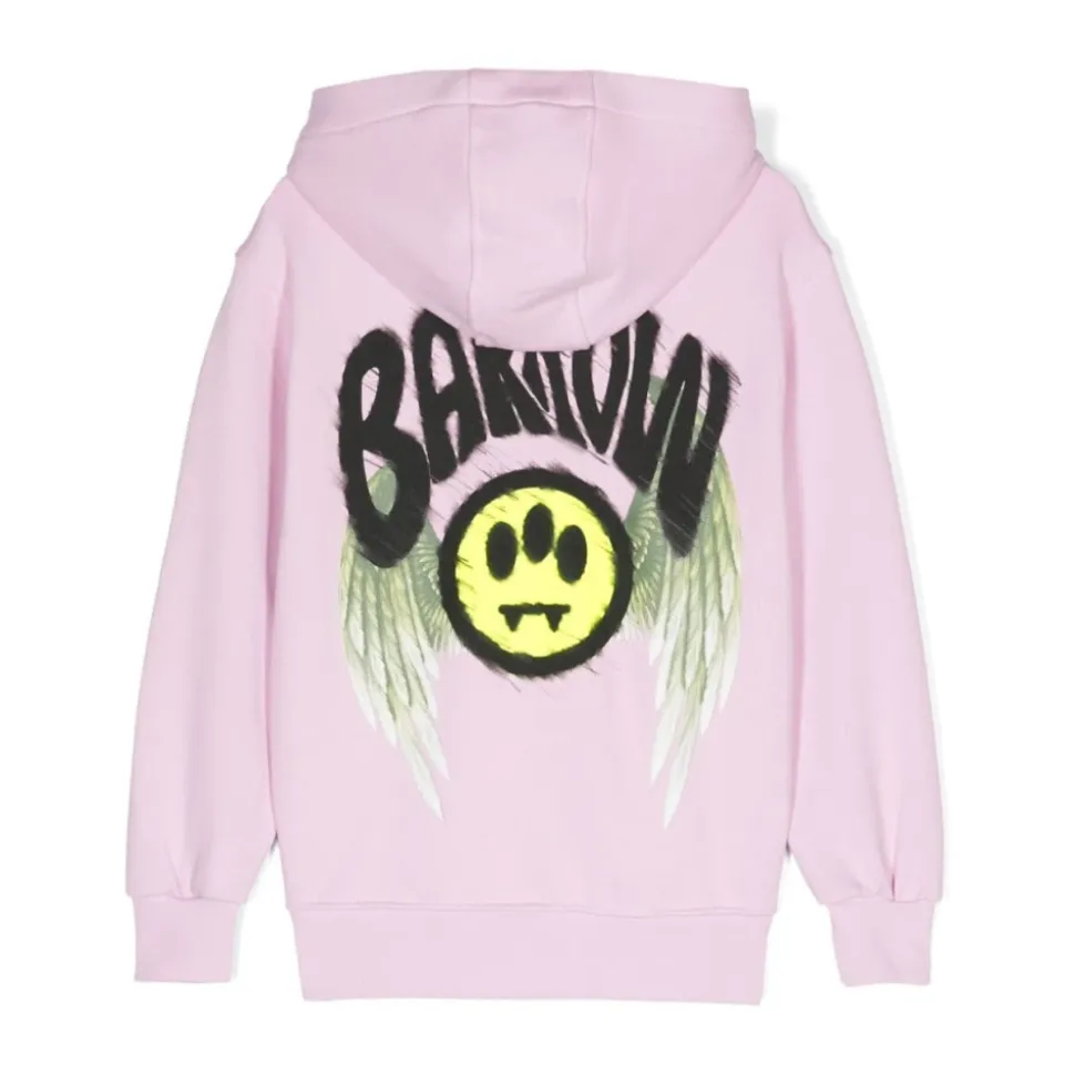 Rosa & Lilla Hoodie for kvinner