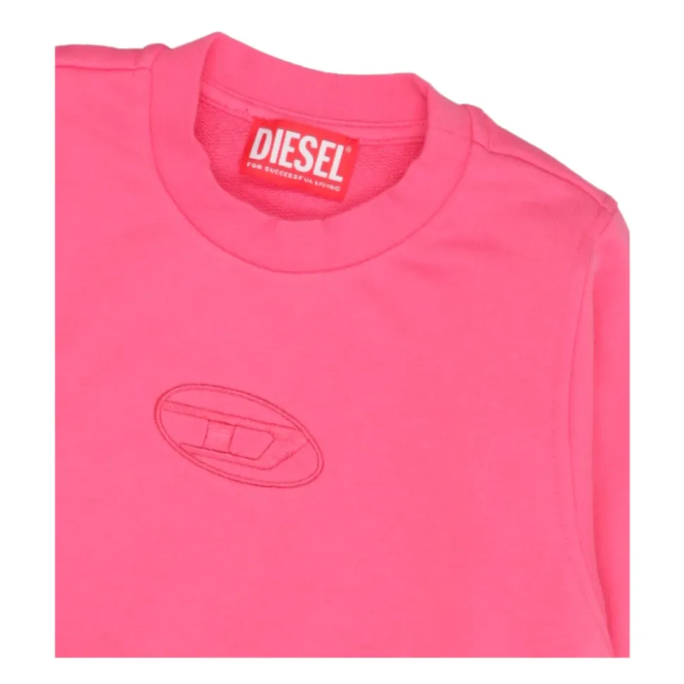 Rosa Crew Neck Genser Bomull Jersey
