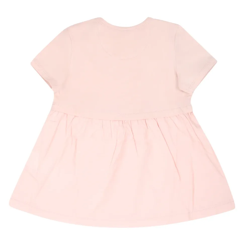 Rosa fritidskjole med culottes