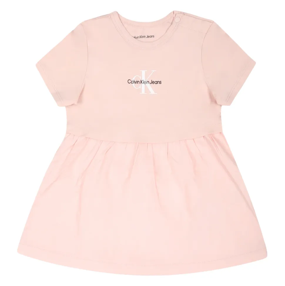 Rosa fritidskjole med culottes
