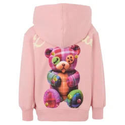 Rosa Smiley Bear Hoodie