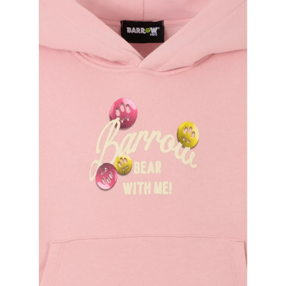 Rosa Smiley Bear Hoodie