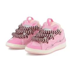 Rosa Sneakers med Snøring