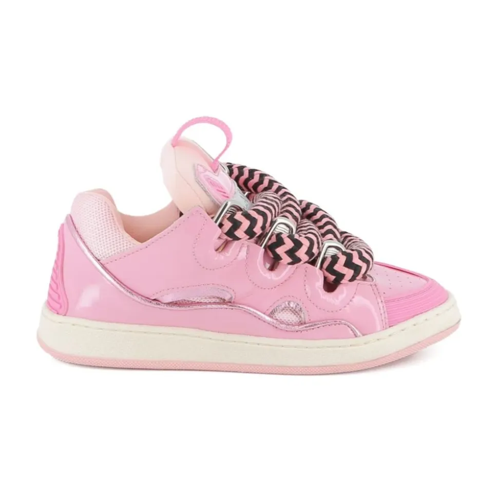 Rosa Sneakers med Snøring