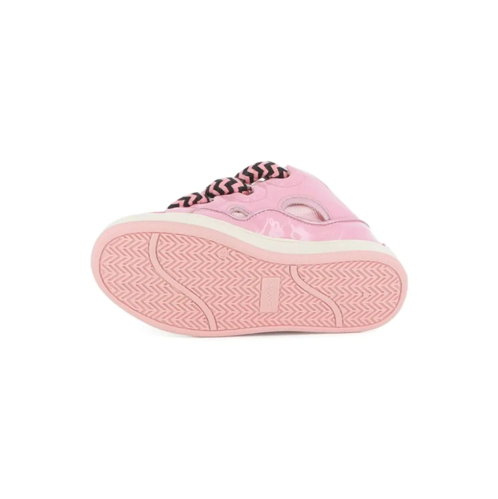 Rosa Sneakers med Snøring