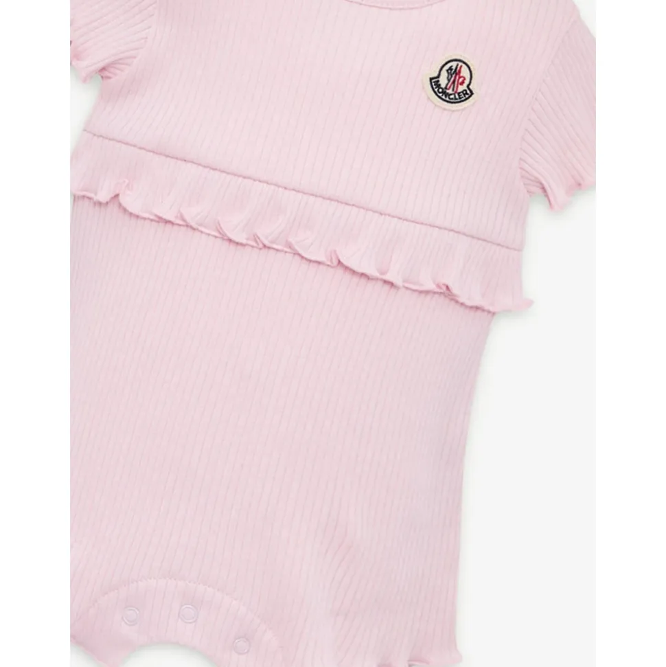 Ruffled Cotton Romper
