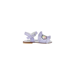 Ruffled Leather Sandals