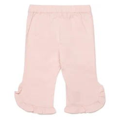 Ruffle-hem Pants