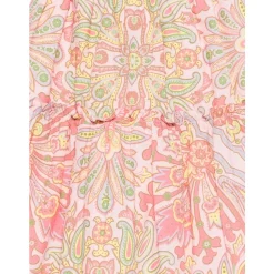 Ruffle Paisley Skirt