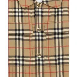 Rutete, vattert jakke i vintage-stil