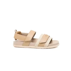 Sandaler med borrelås i skinn