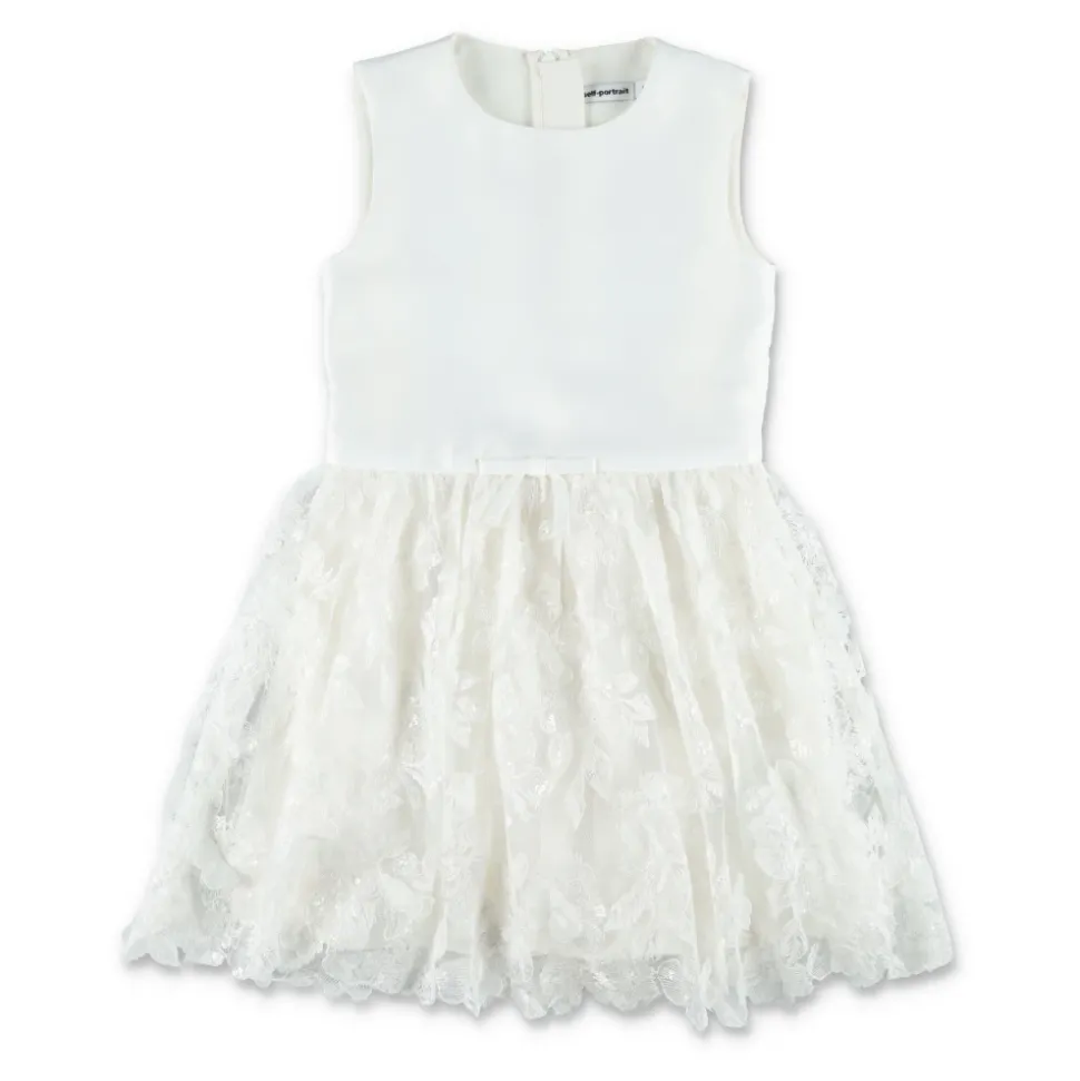 Satin Tulle Blomsterkjole