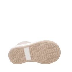 Semsket Mid-Top Sneakers med Borrelås