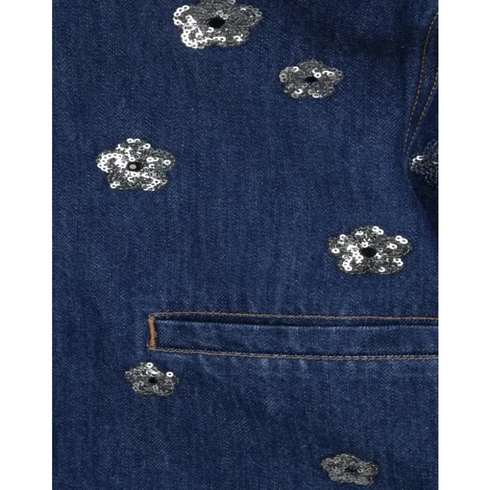 Sequin Denim Jacket