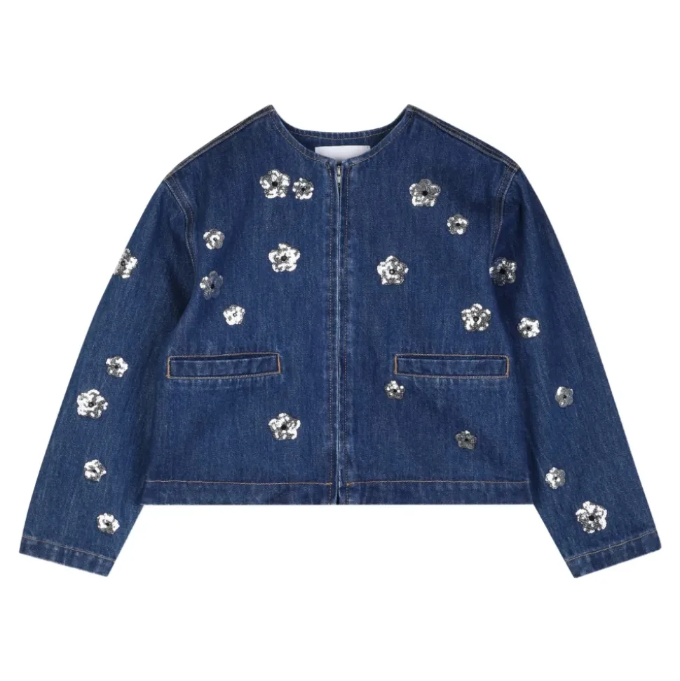Sequin Denim Jacket