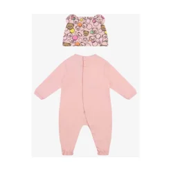 Ser Bomulls Fleece Onesie og Lue