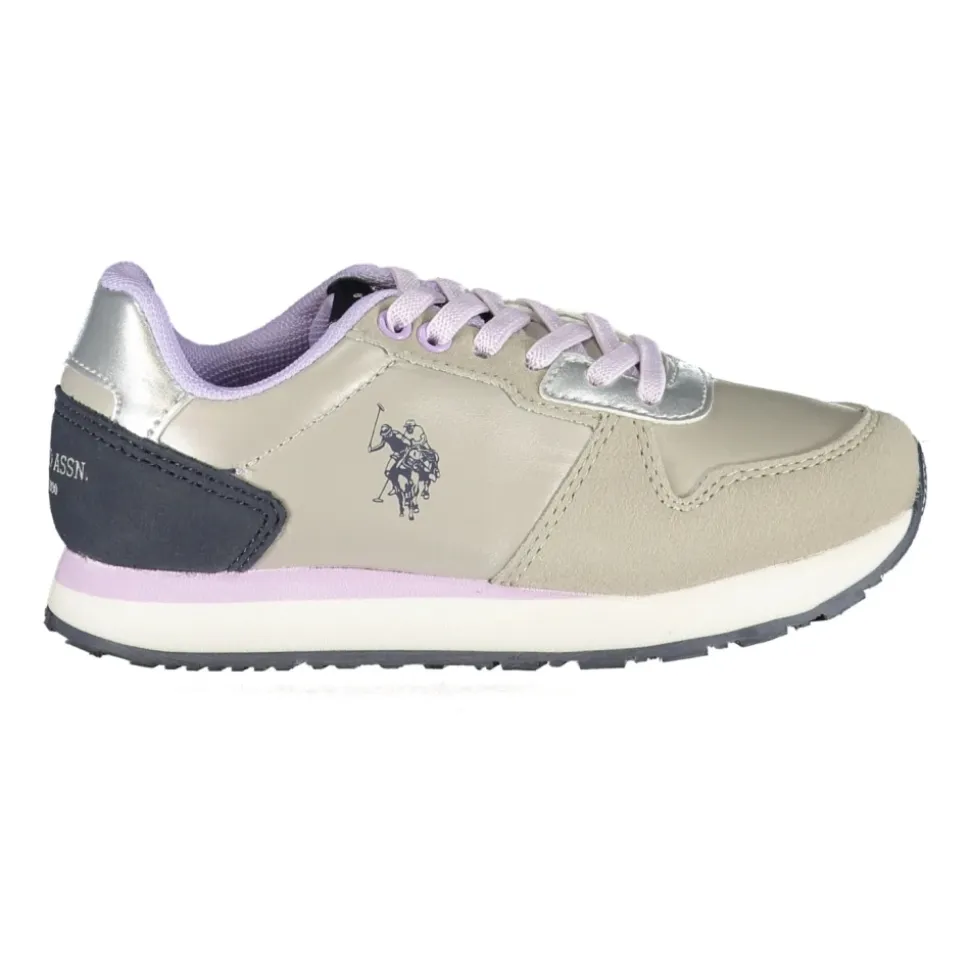 Silver Sports Shoes