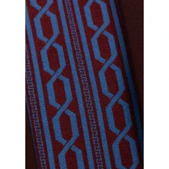 Skjorte med brodert logo i jacquard Milano-strikk