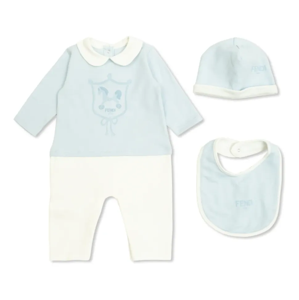 Sleepsuit, Hat and Bib Set