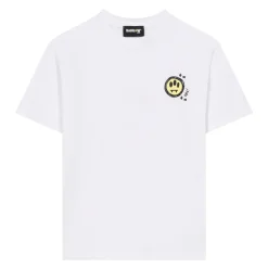 Smiley Graphic Jersey T-skjorte