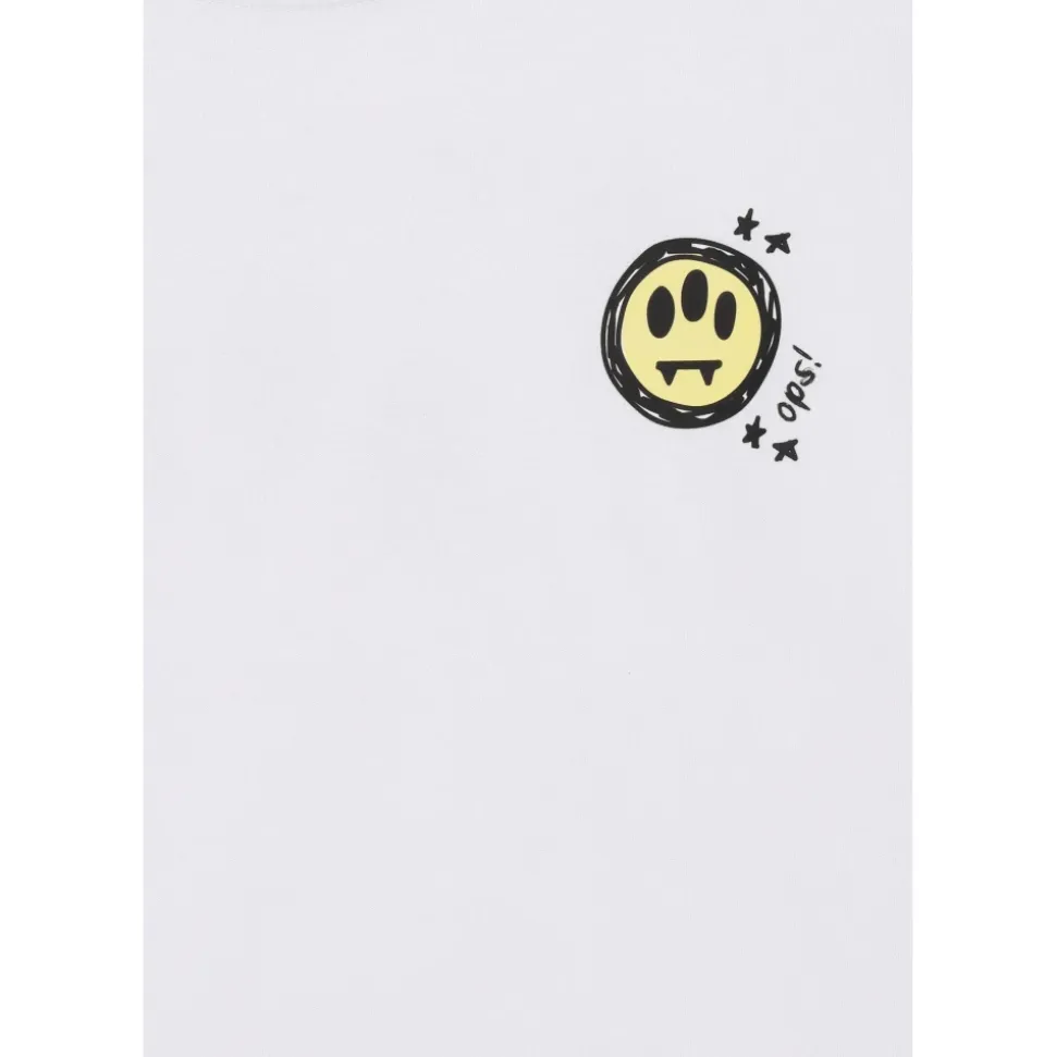 Smiley Graphic Jersey T-skjorte