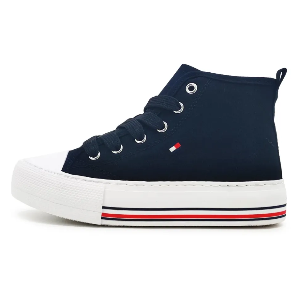 Sneaker Allacciata Alta