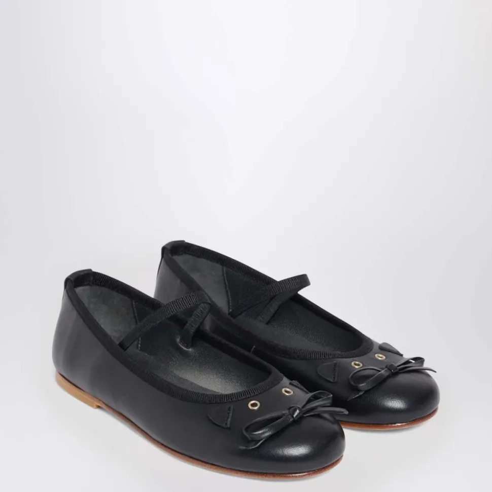 Sort Ballerina Flate Sko