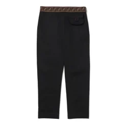 Sorte Gabardinebukser for Juniorer