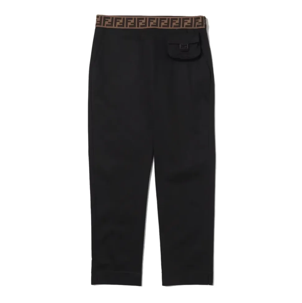 Sorte Gabardinebukser for Juniorer
