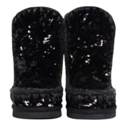 Sort Paljetter Slip-On Sneakers