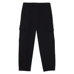 Sporty bomullsjoggebukse i fleece