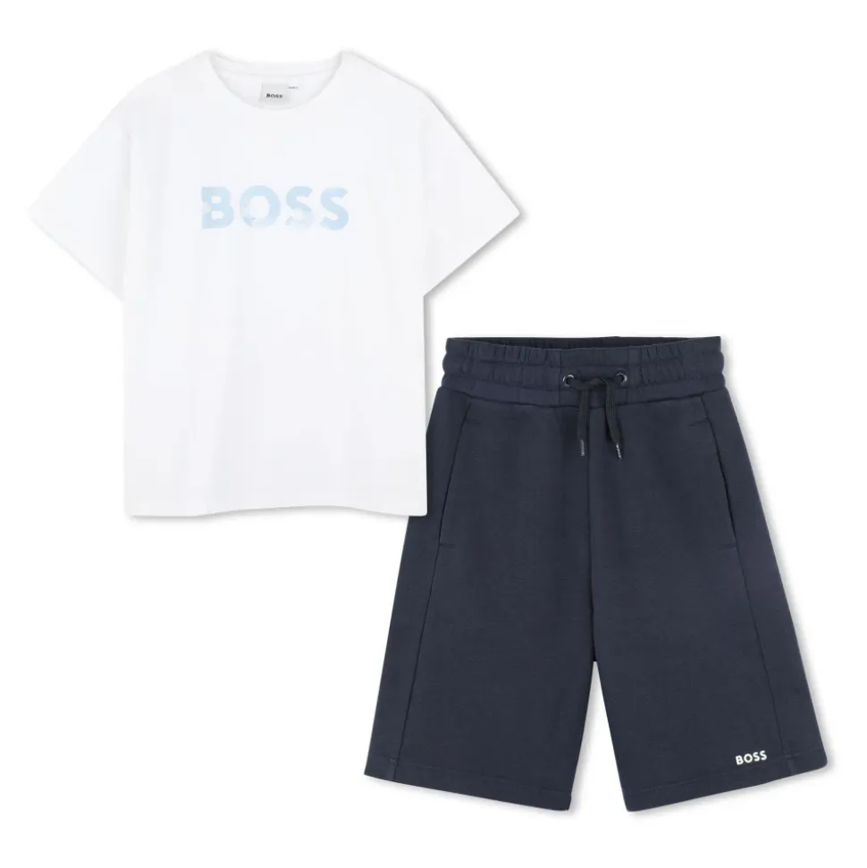 Sporty Set Shorts og T-skjorte