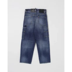 Stilig Distressed Patch Barne Jeans