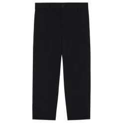 Stretch Blue Cotton Chino Pants