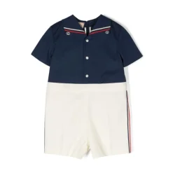 Stretch Cotton Poplin One-Piece