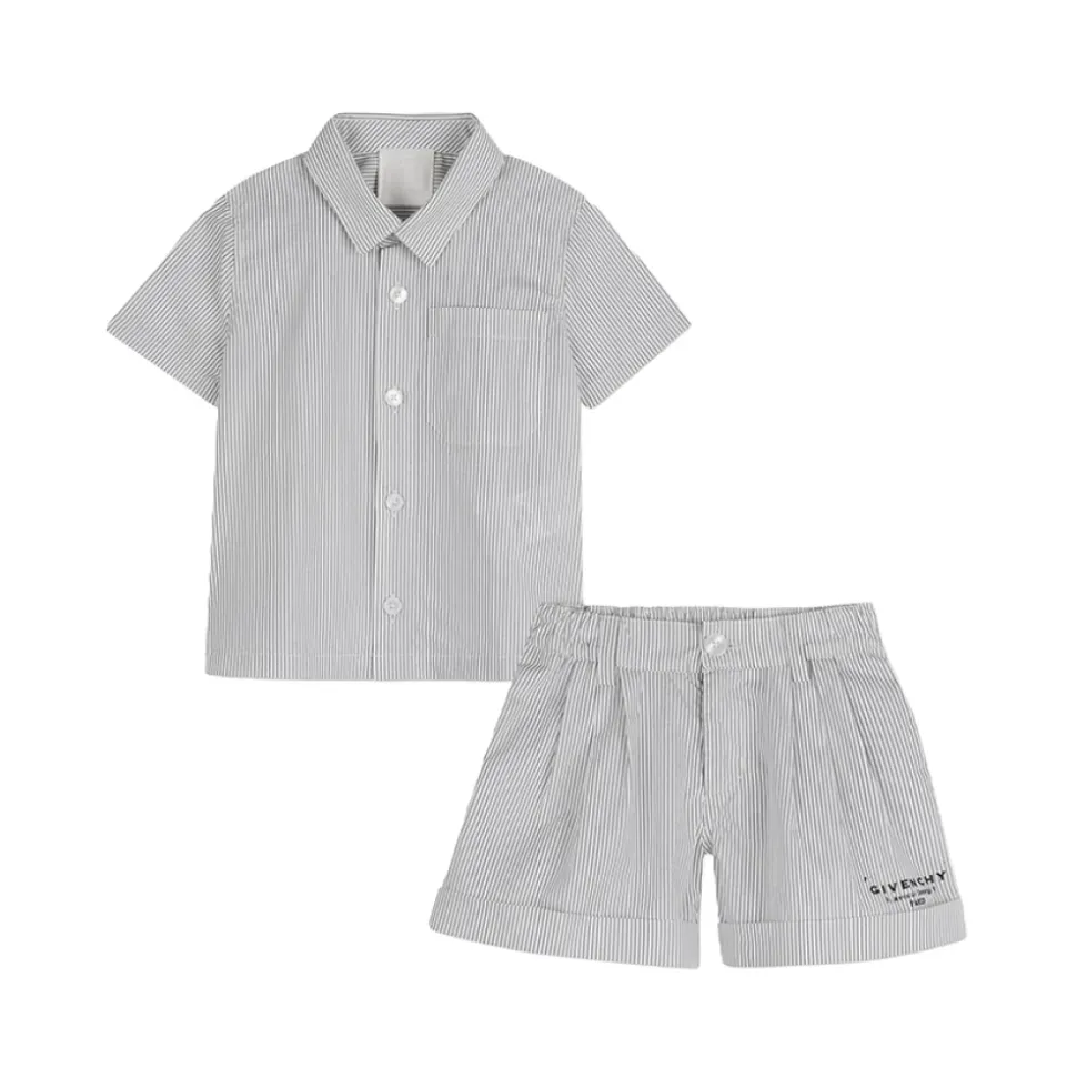 Striped Short Set