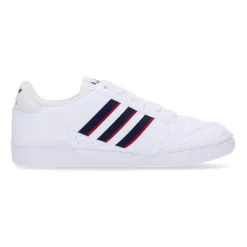 Stripes J Lav Sko med Cloud White/Navy/Red