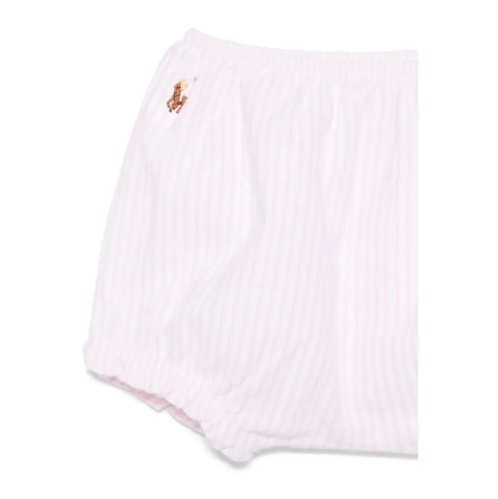 Stripete barnekjole med shorts